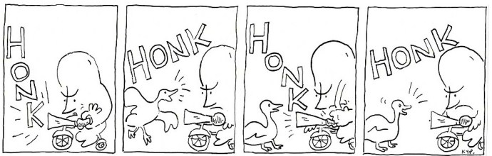 Tricycle and the goose 4